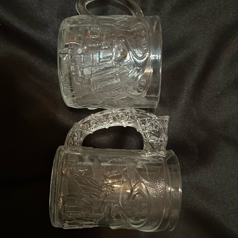 Vintage McDonalds Batman Forever DC Comics Glass Coffee Mug Cup